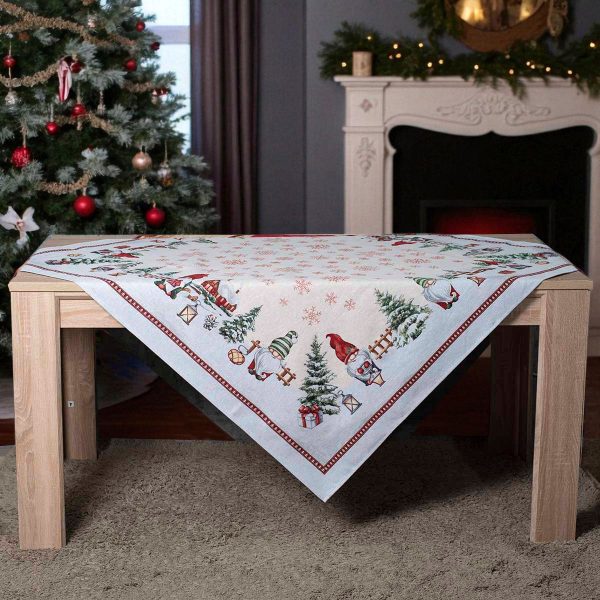 Χριστουγεννιάτικο Τραπεζοκαρέ 140x140 Cotone | Lilly