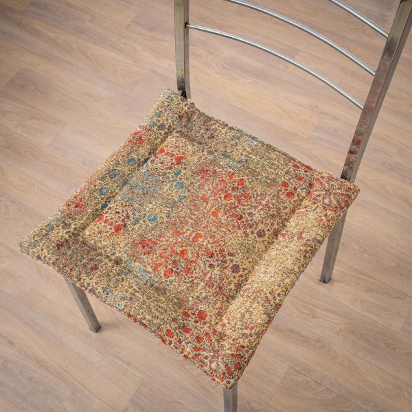 Μαξιλάρι Καρέκλας 43x43 Cotone Jeremy Μπορντώ