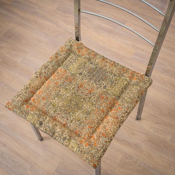 Μαξιλάρι Καρέκλας 43x43 Cotone Jeremy Κεραμιδί