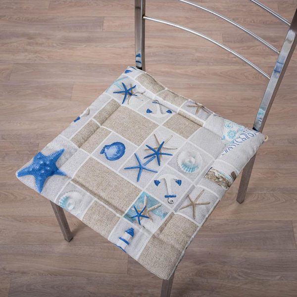 Μαξιλάρι Καρέκλας 43x43 COTONE | Marine
