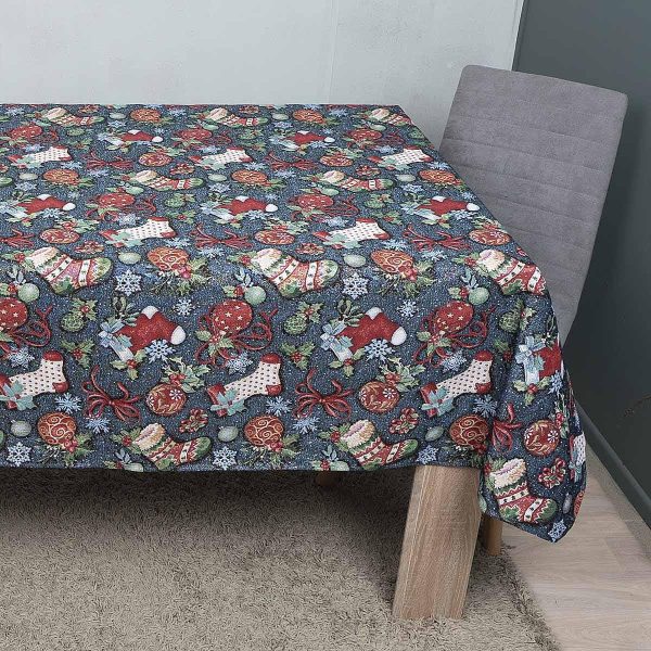 Χριστουγεννιάτικο Τραπεζοκαρέ 140x140 Cotone Natale