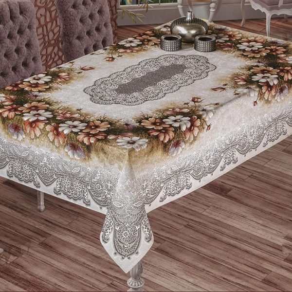 Τραπεζομάντηλο Δαμάσκο 160x220 Cotone Rita