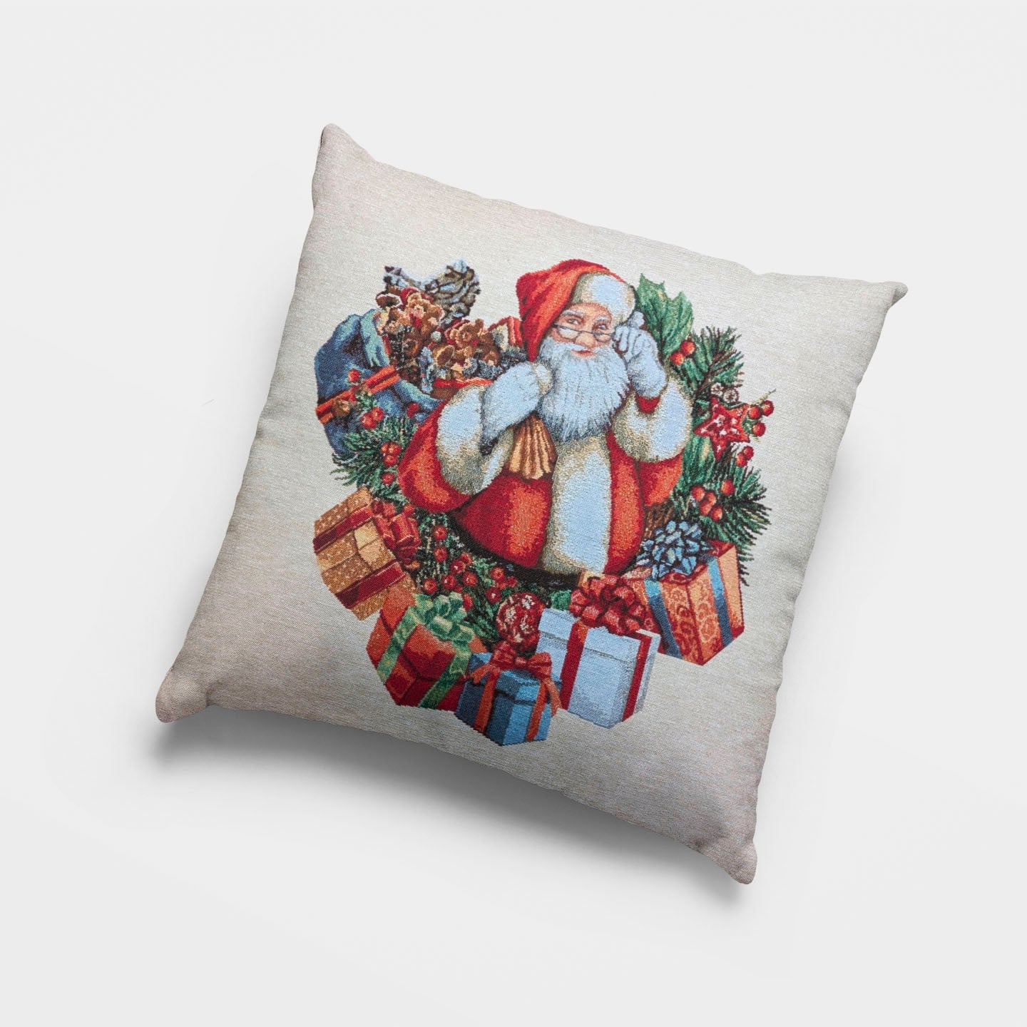 Χριστουγεννιάτικη Μαξιλαροθήκη 45x45 Cotone | Santa gifts