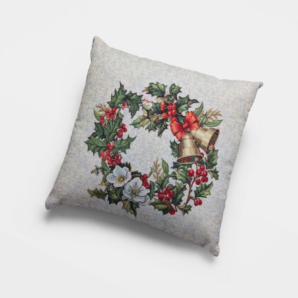 Χριστουγεννιάτικη Μαξιλαροθήκη 45x45 Cotone | xmas ring