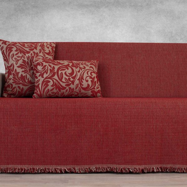 Ριχτάρι διθέσιου 170x240 Cotone LINA μπορντό