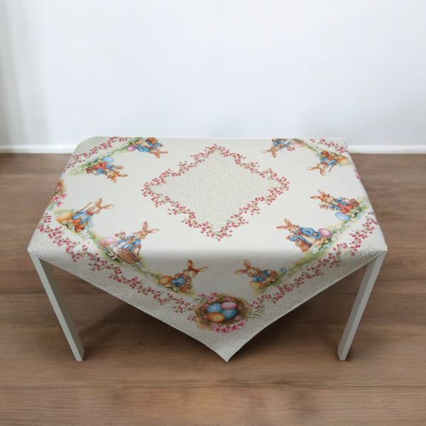 Πασχαλινό Τραπεζοκαρέ 140x140 Cotone | Rosalina
