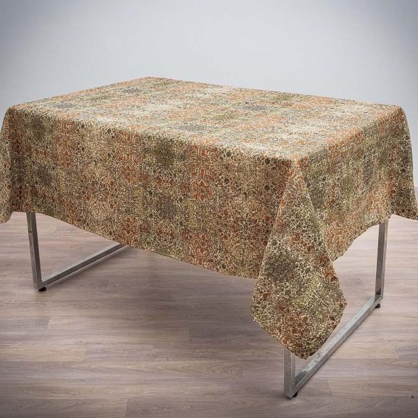 Τραπεζοκαρέ 140x140 Cotone Jeremy Κεραμιδί