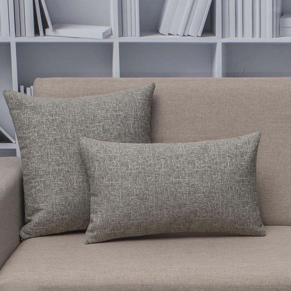 Διακοσμητική Μαξιλαροθήκη 40x40 Cotone Valia 58 Λινό