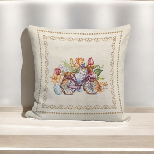 Πασχαλινή Μαξιλαροθήκη 45x45 Cotone | Tulips C
