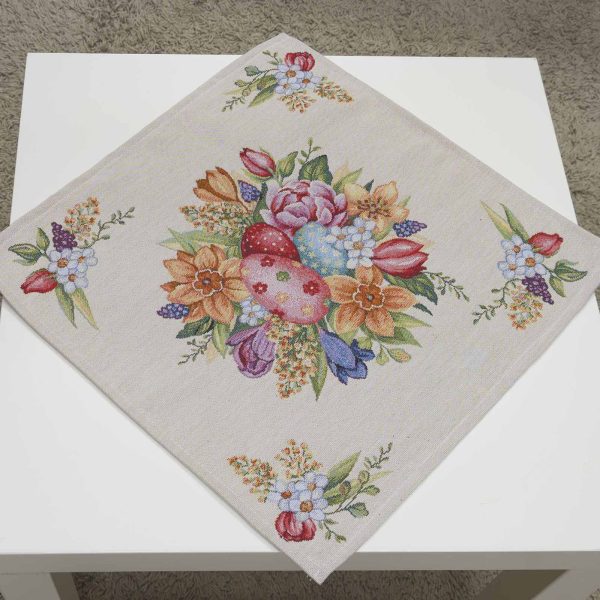 Πασχαλινό Πετσετάκι 44x44 Cotone | Tulips B