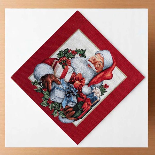 Χριστουγεννιάτικο Πετσετάκι 44x44 Cotone | Santa Square