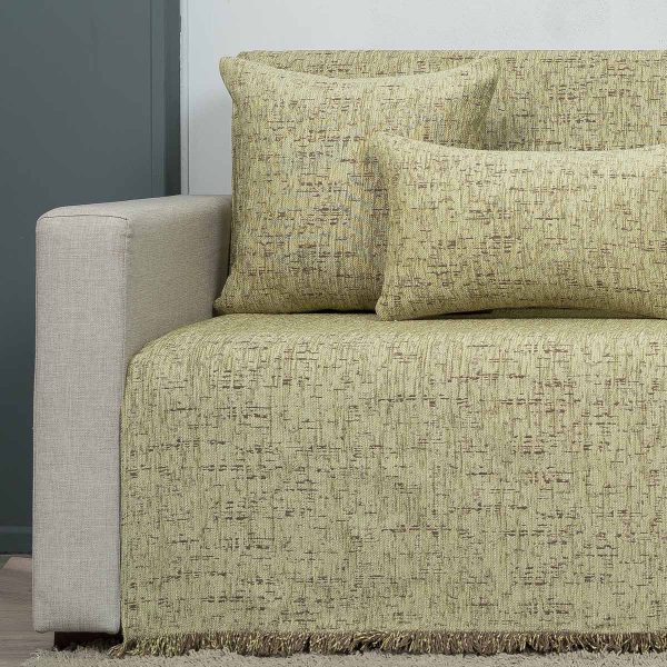 Ριχτάρι τριθέσιου 175x300 Cotone Betty Λαδί
