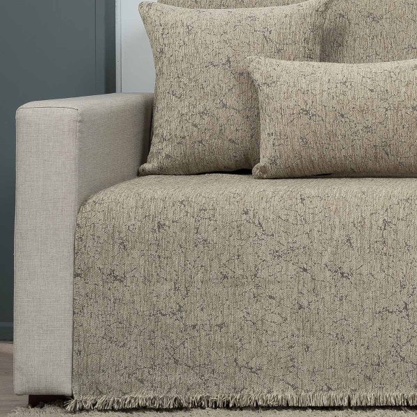 Ριχτάρι τετραθέσιου 175x340 Cotone Iris Γκρι Μπεζ