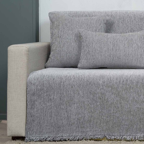 Ριχτάρι τετραθέσιου 175x340 Cotone Vivian Γκρι