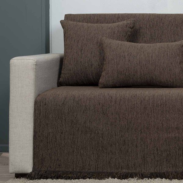 Ριχτάρι διθέσιου 175x240 Cotone Vivian Καφέ