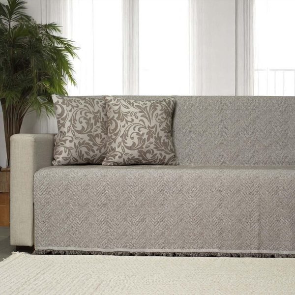 Ριχτάρι Πολυθρόνας 170×170 Cotone | Castelo Cappuccino