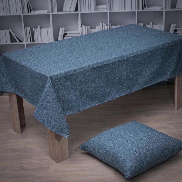 Τραπεζομάντηλο 140x220 Cotone Valia 08 Πετρόλ