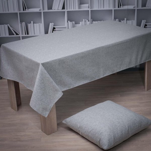 Τραπεζομάντηλο 140x220 Cotone Valia 63 Γκρι