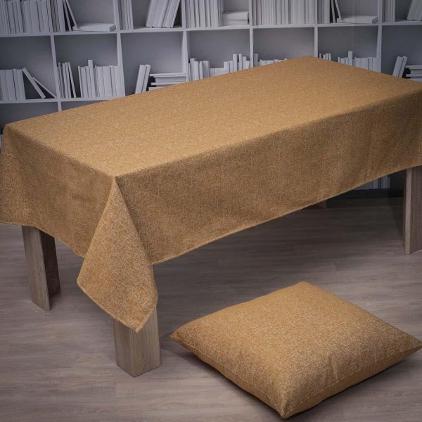 Τραπεζομάντηλο 140x220 Cotone Valia 81 Μουσταρδί